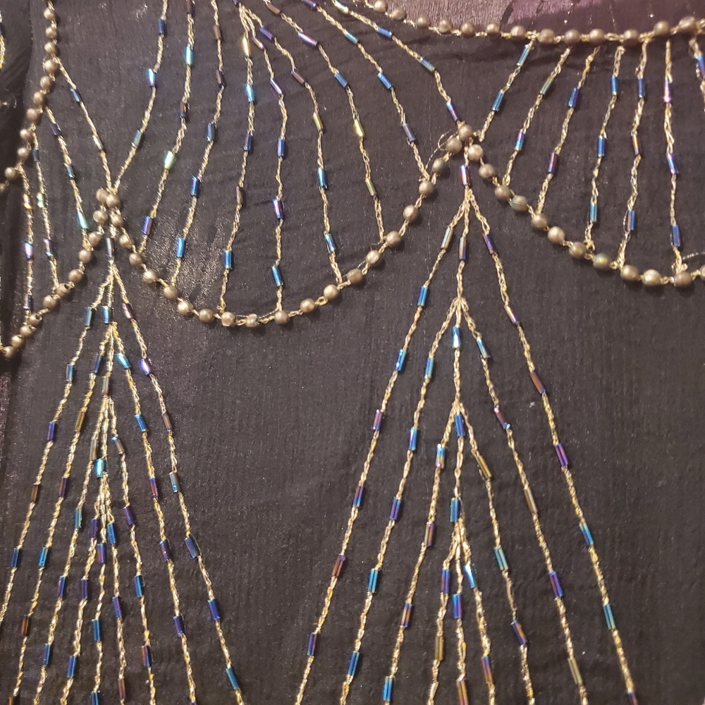 SISTER MAX Vintage Beaded Top - Picture 5 of 13